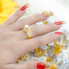 Nhẫn cưới Vàng 18K  Sánh Duyên